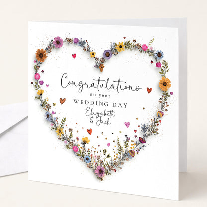 Personalised Wedding Card