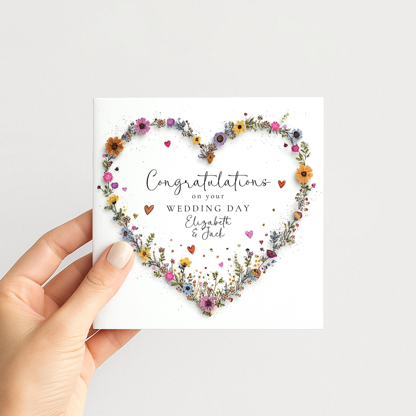 Personalised Wedding Card