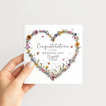 Personalised Wedding Card