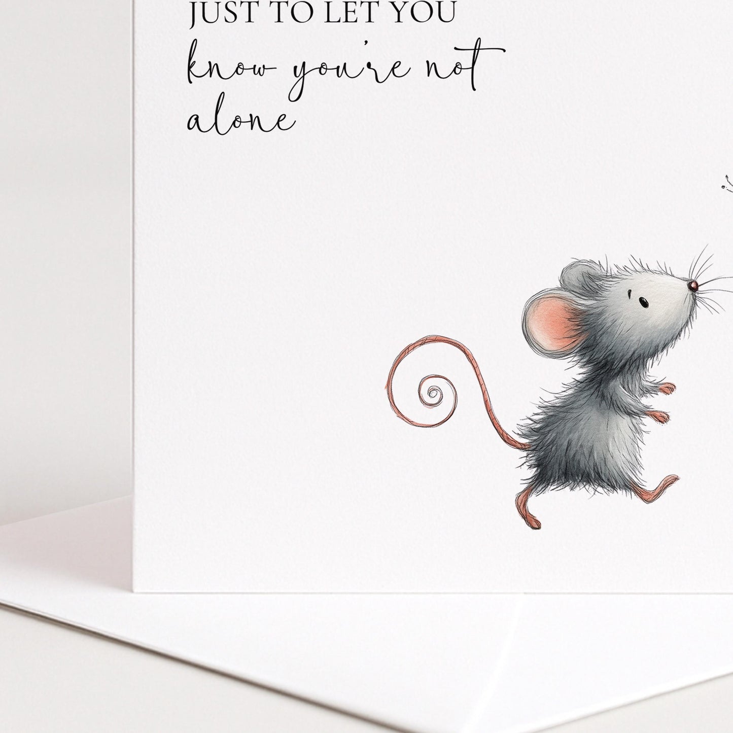 Thinking of You Card – Comfort & Encouragement Support Card with Matte Finish