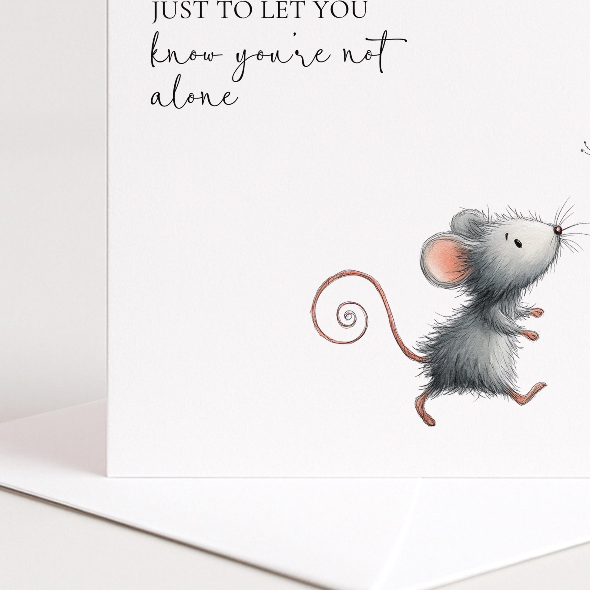 Thinking of You Card – Comfort & Encouragement Support Card with Matte Finish