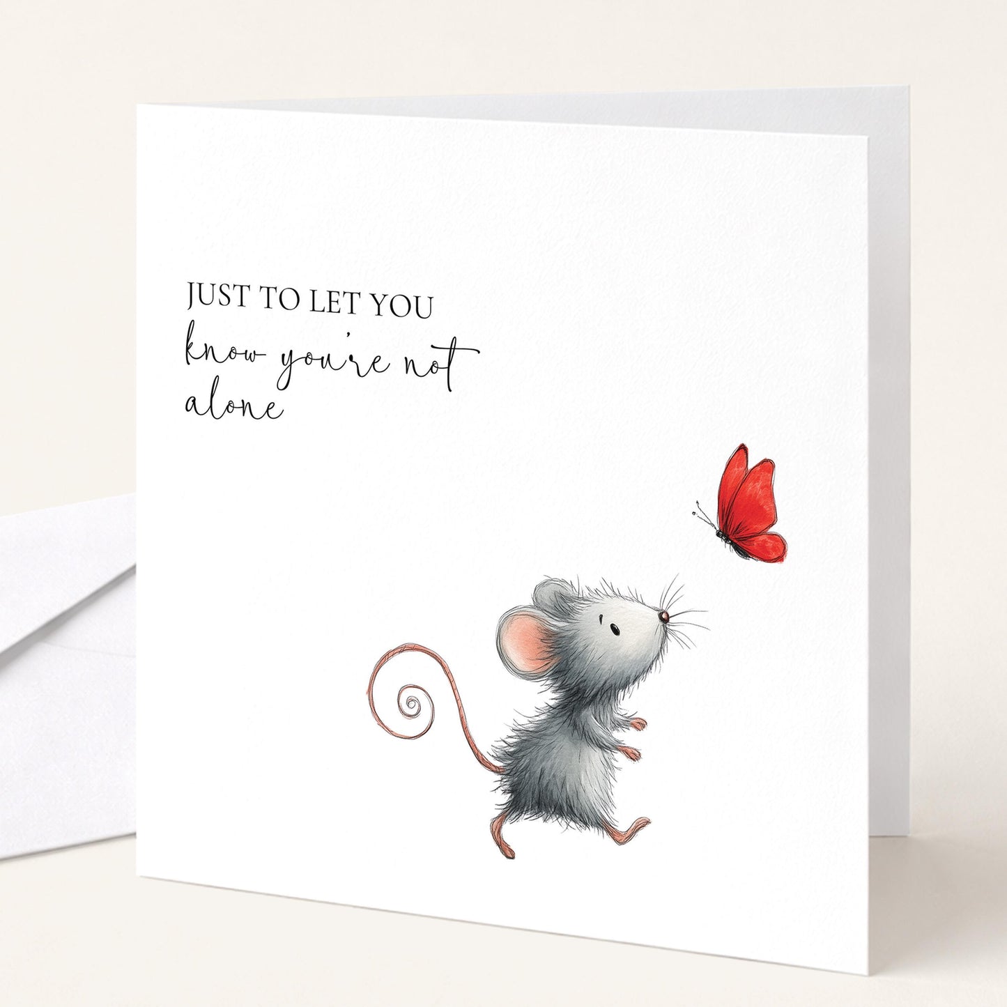 Thinking of You Card – Comfort & Encouragement Support Card with Matte Finish
