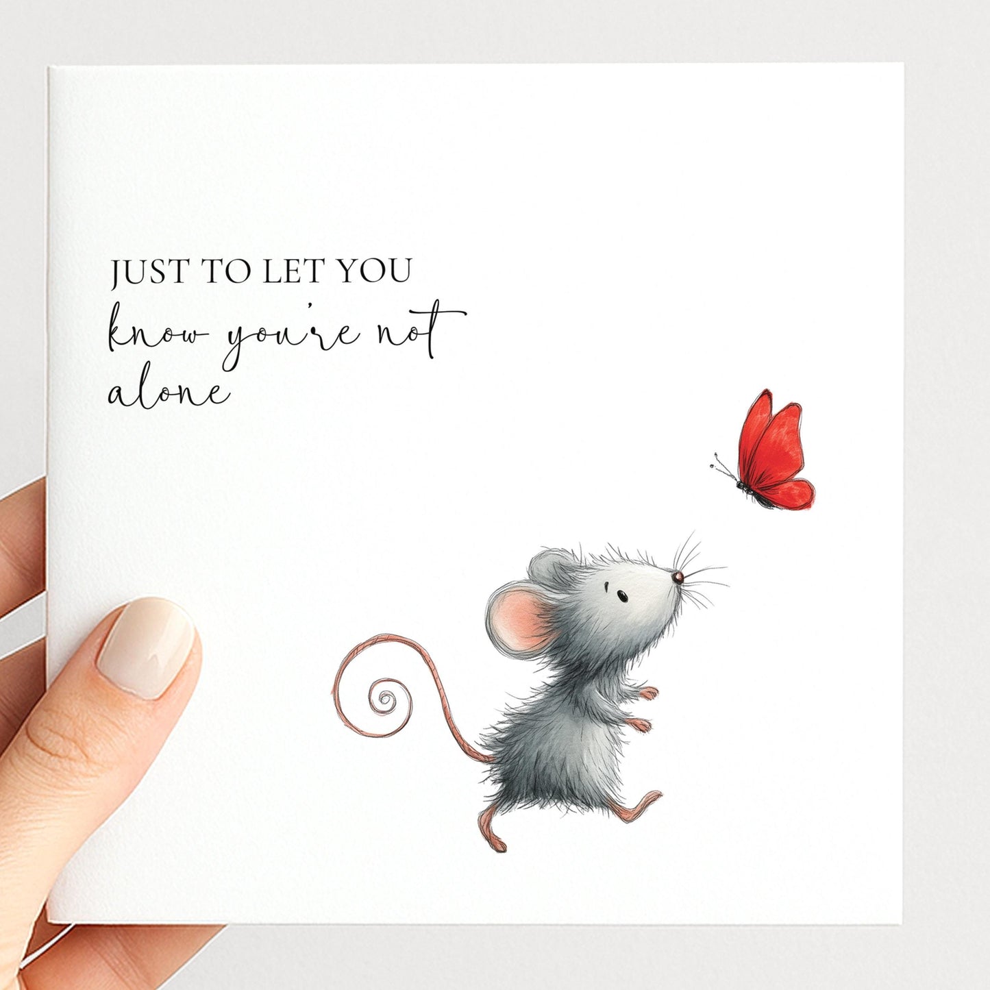 Thinking of You Card – Comfort & Encouragement Support Card with Matte Finish