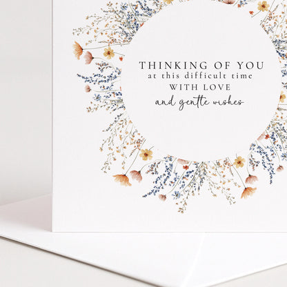 Thinking of You Sympathy Card