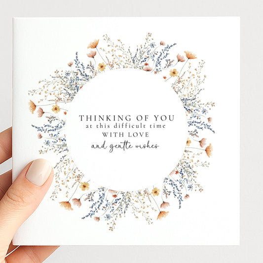 Thinking of You Sympathy Card
