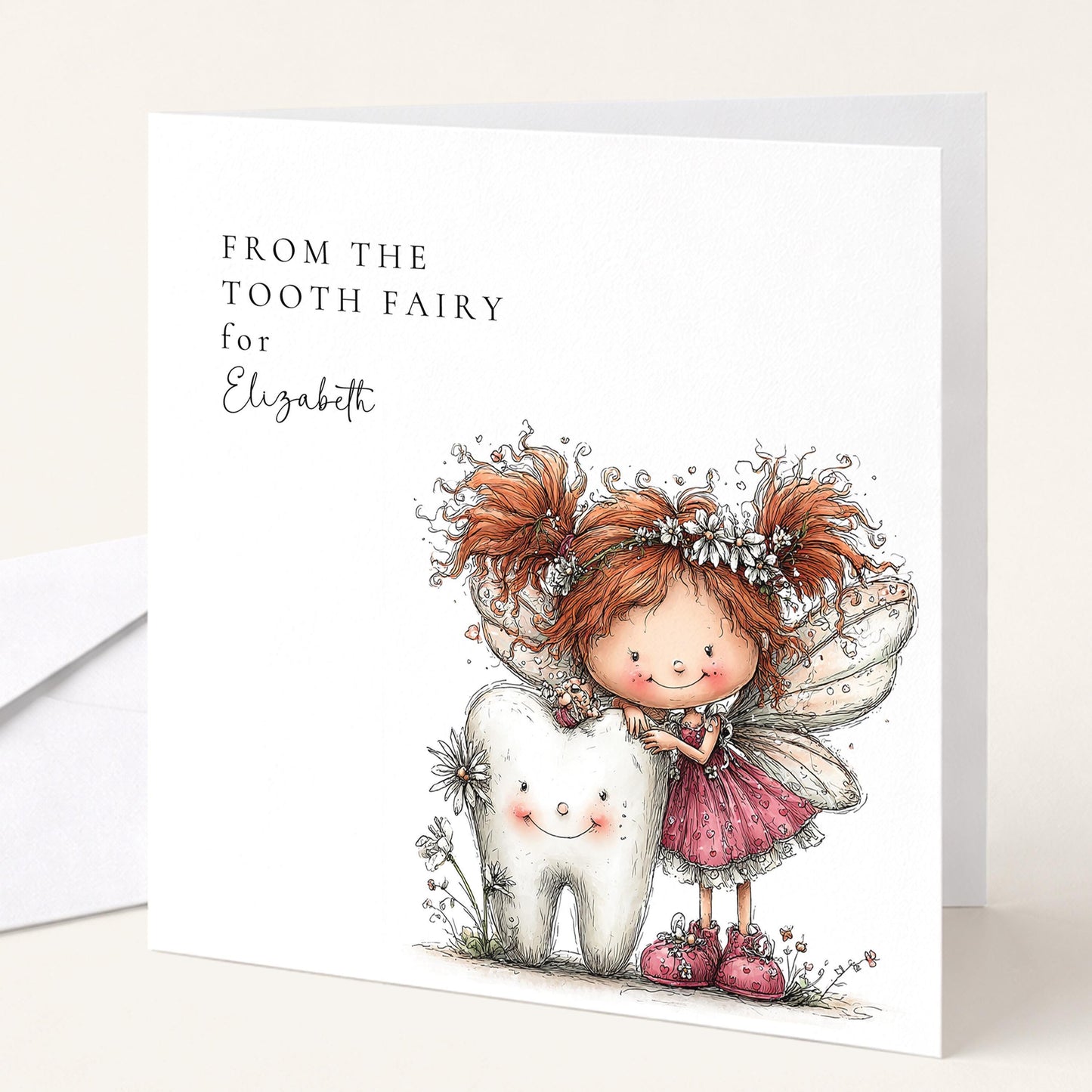 Tooth Fairy Card for Child