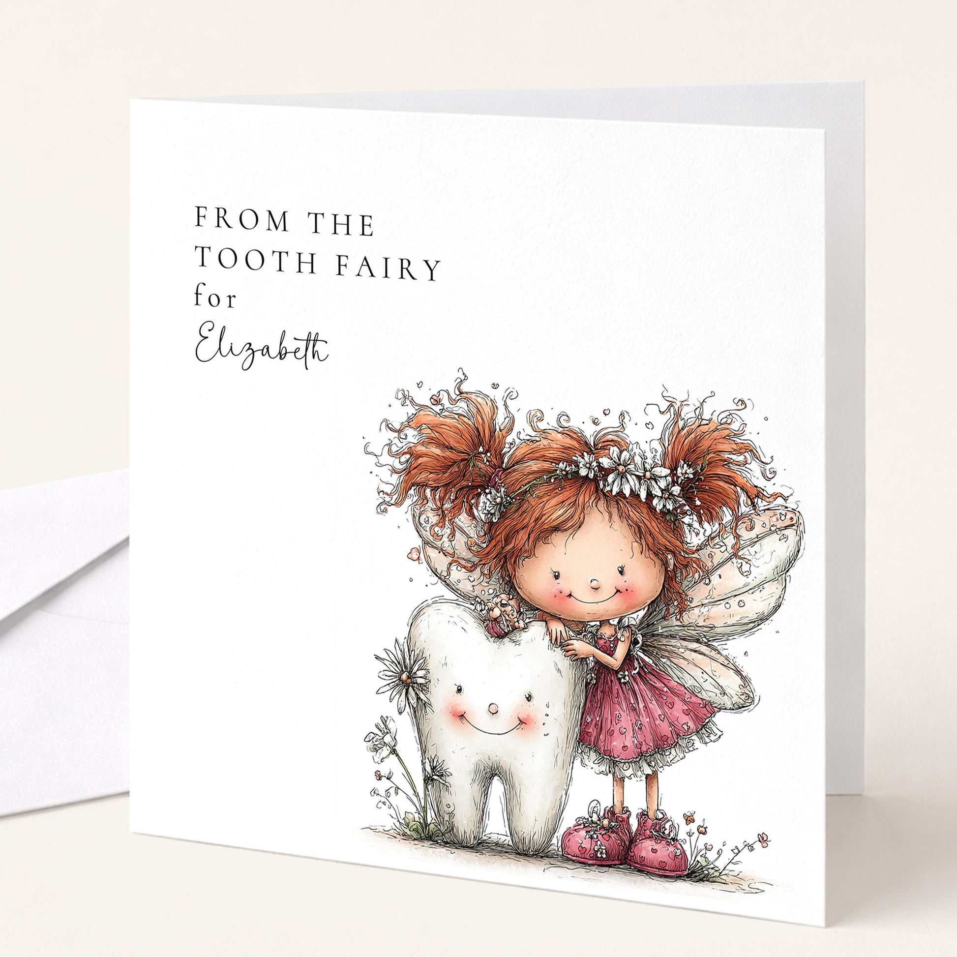 Tooth Fairy Card for Child