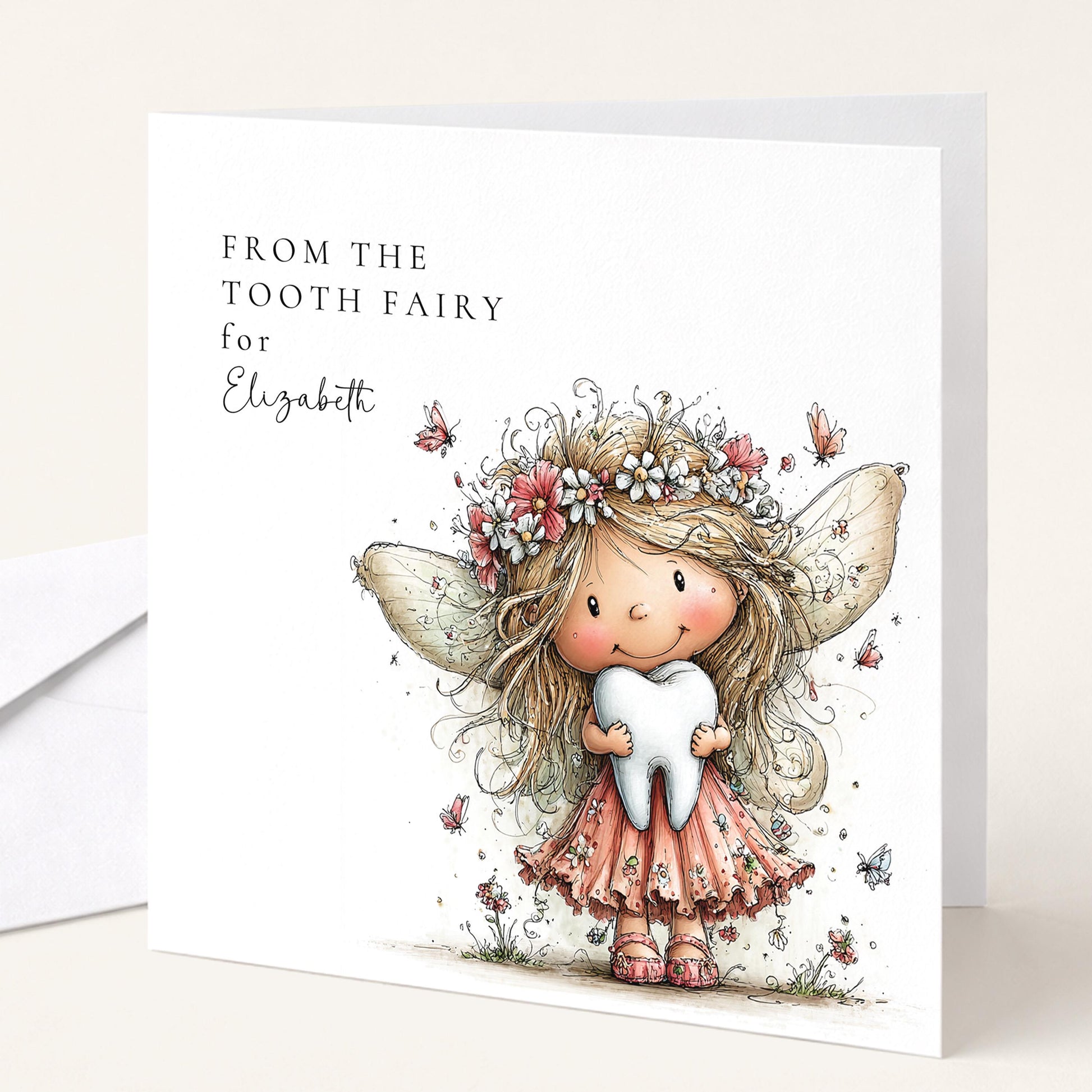 Tooth Fairy Card for Child