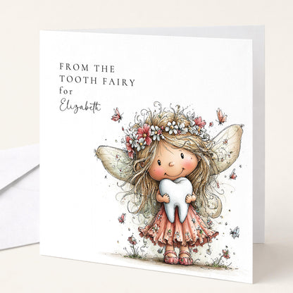 Tooth Fairy Card for Child