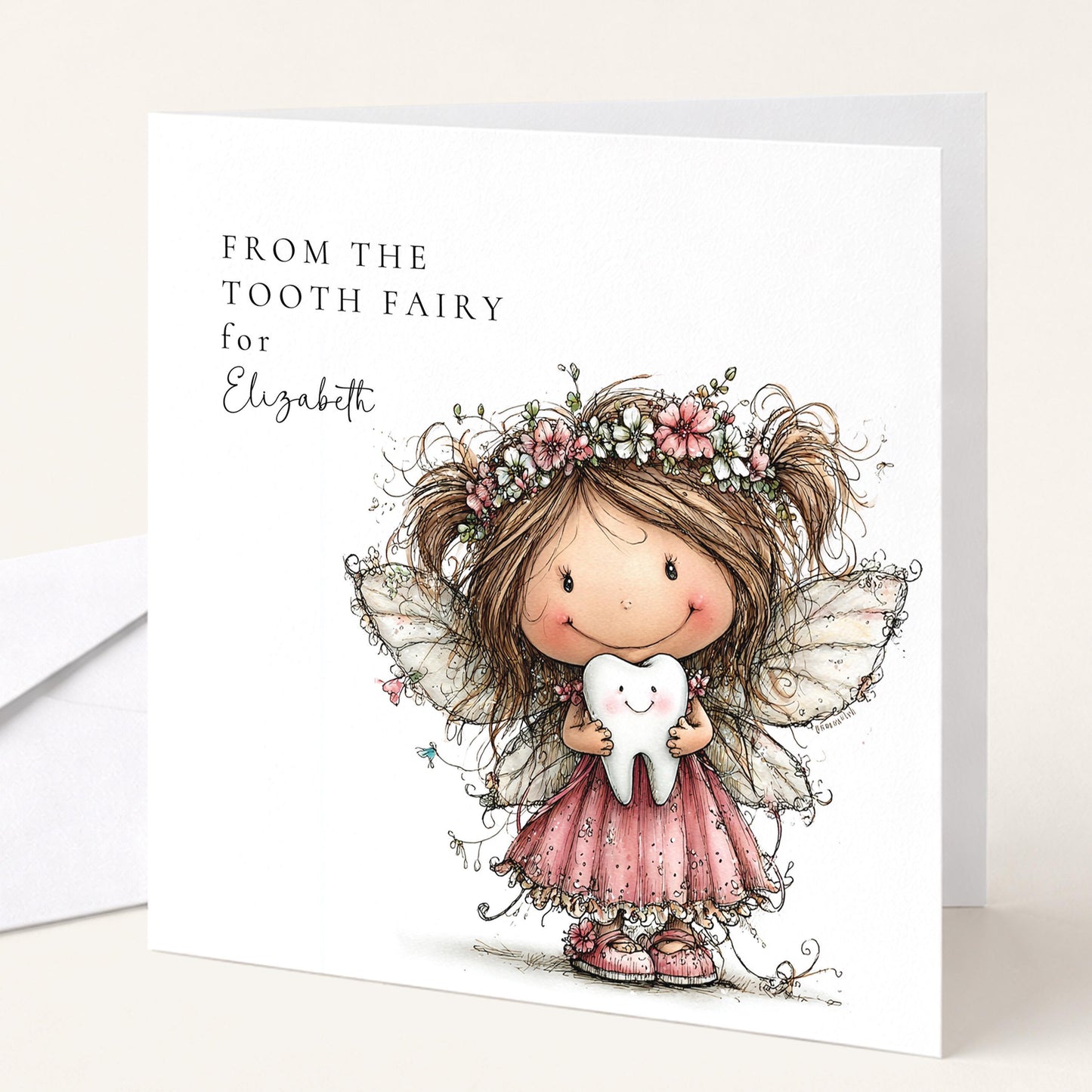 Tooth Fairy Card for Child