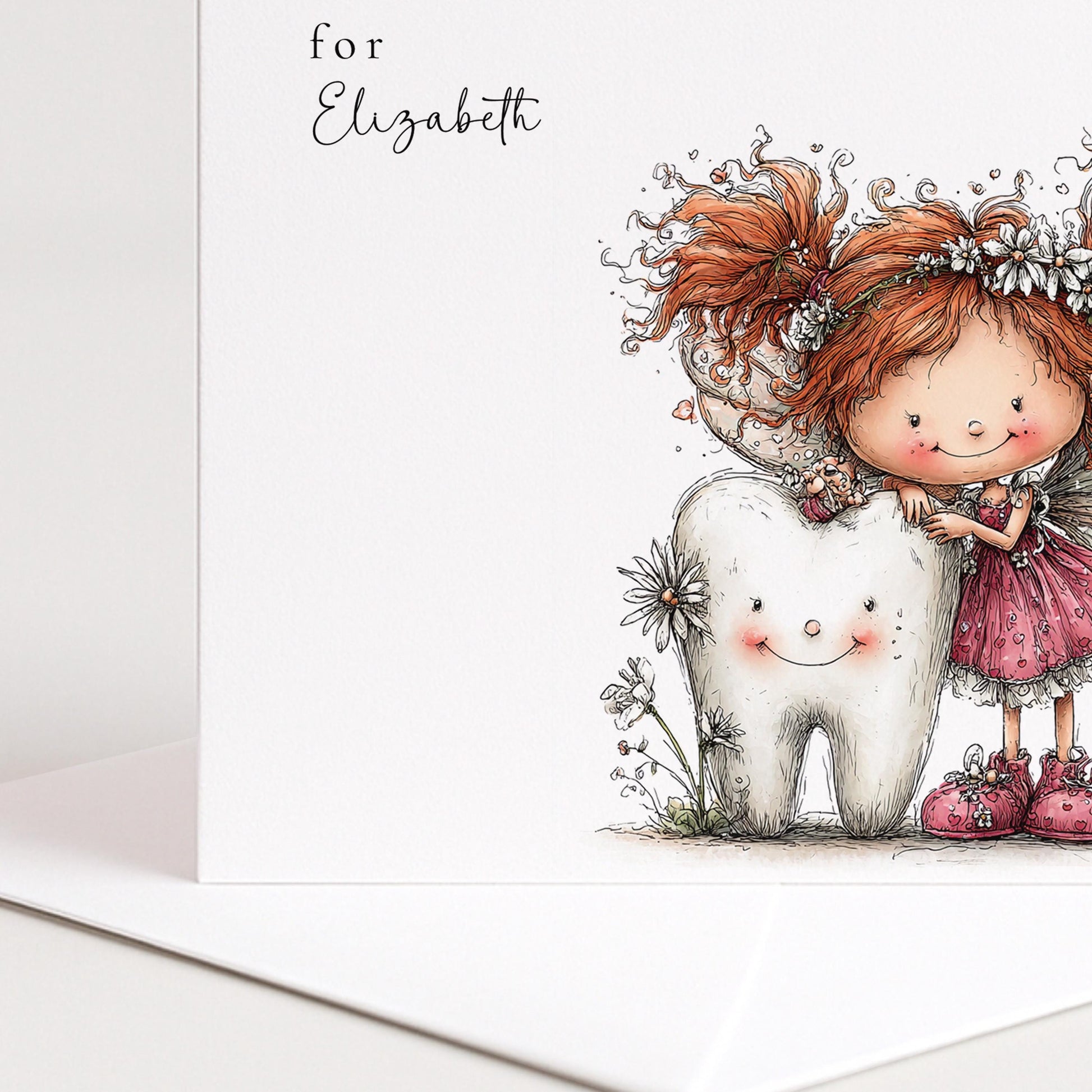 Tooth Fairy Card for Child