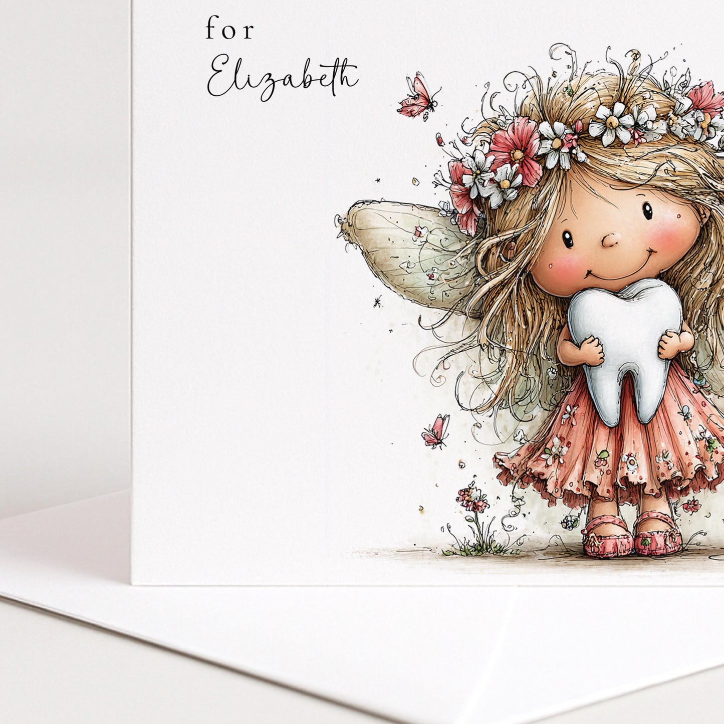 Tooth Fairy Card for Child