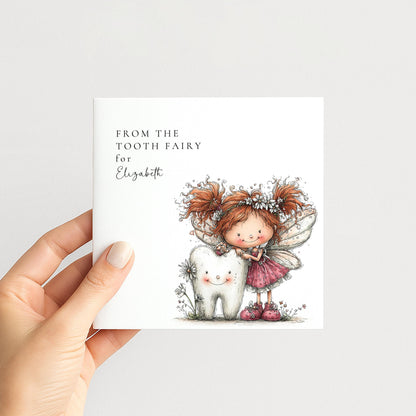 Tooth Fairy Card for Child