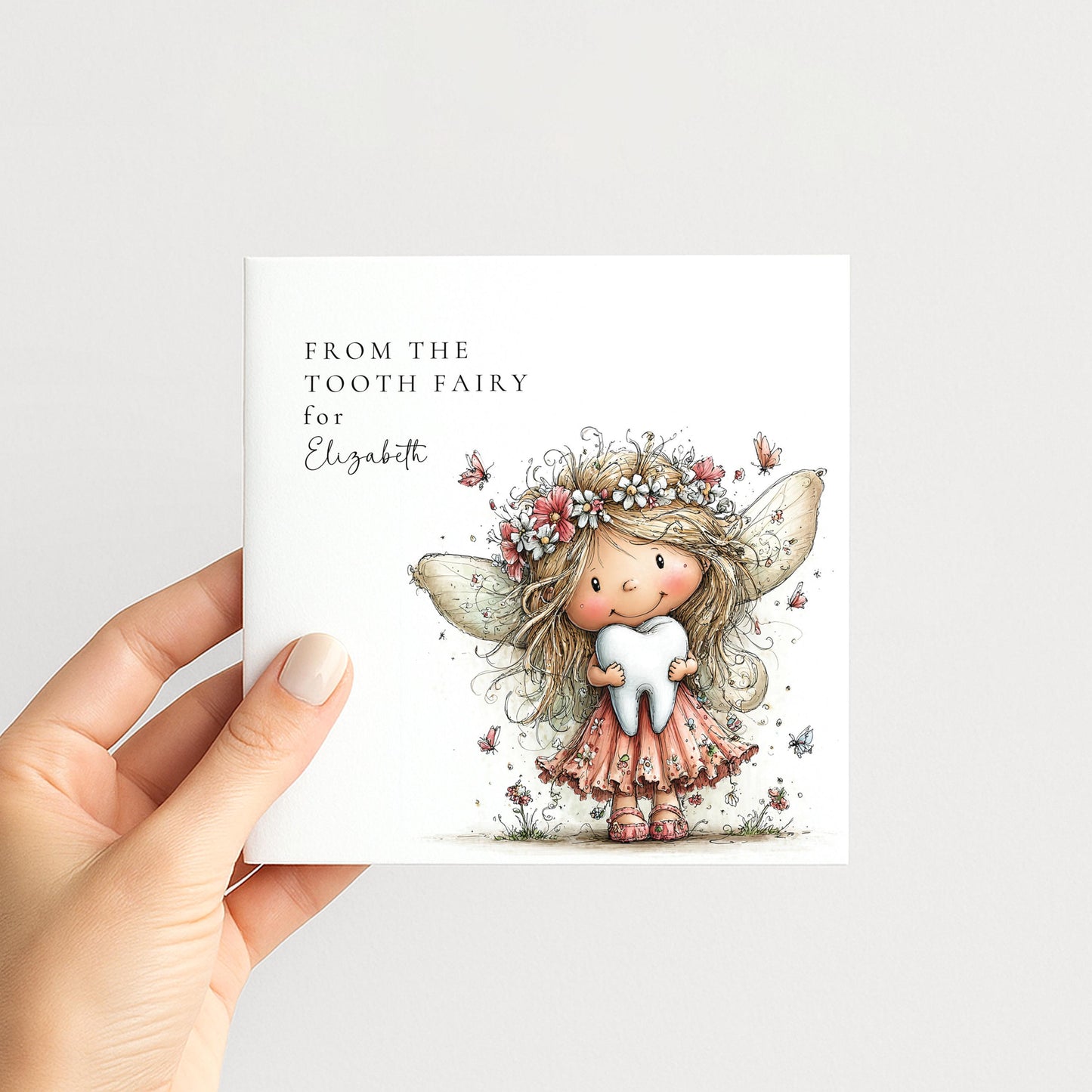 Tooth Fairy Card for Child