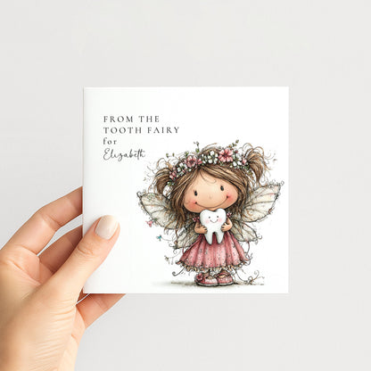Tooth Fairy Card for Child