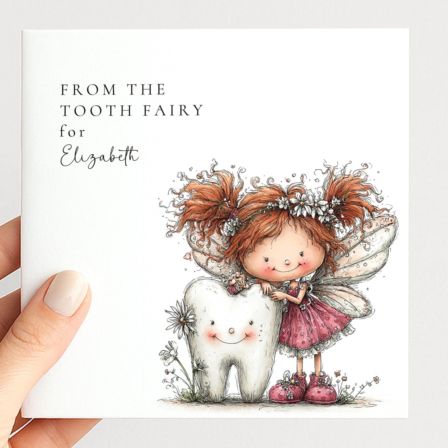 Tooth Fairy Card for Child
