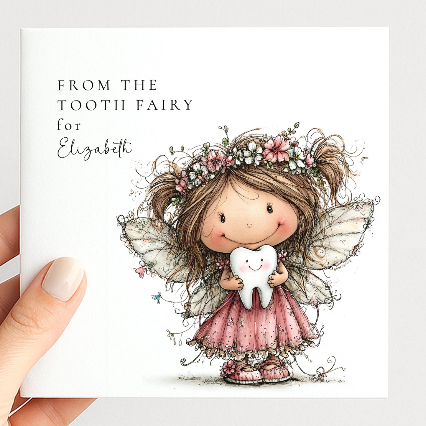Tooth Fairy Card for Child