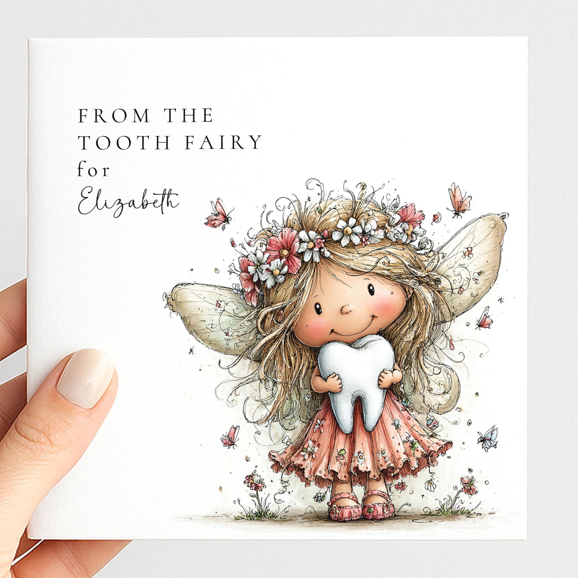 Tooth Fairy Card for Child