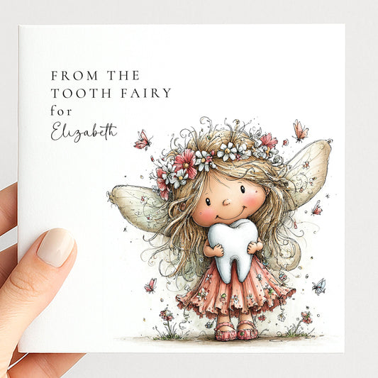 Tooth Fairy Card for Child