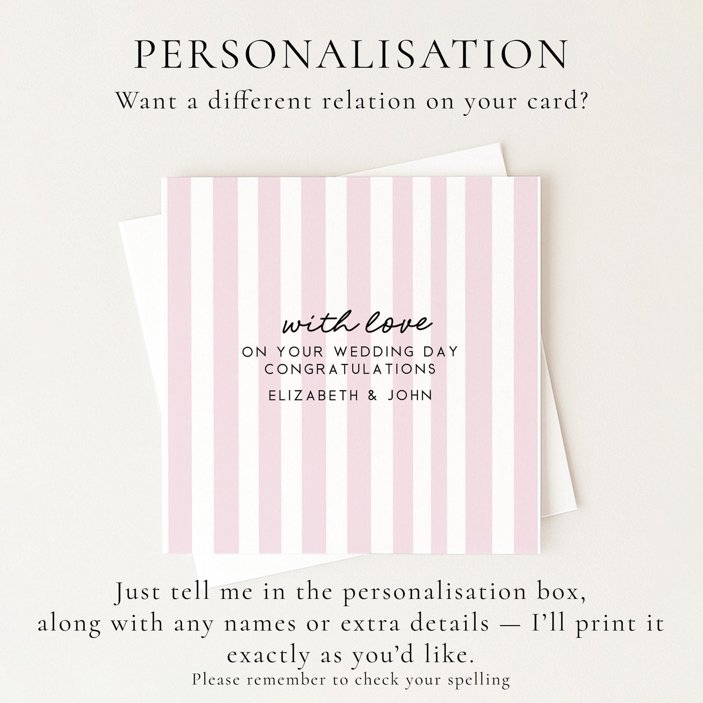 Wedding Congratulations Card