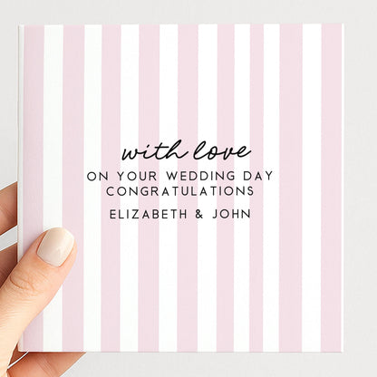 Wedding Congratulations Card