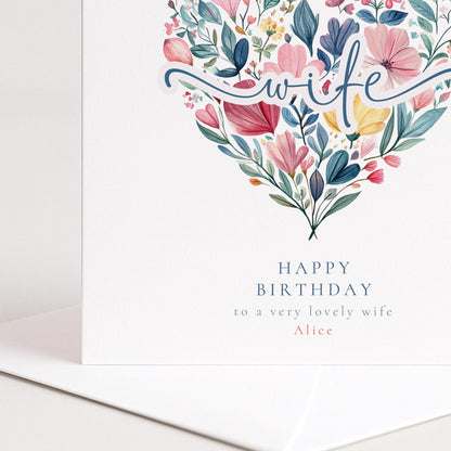 Wife Birthday Card
