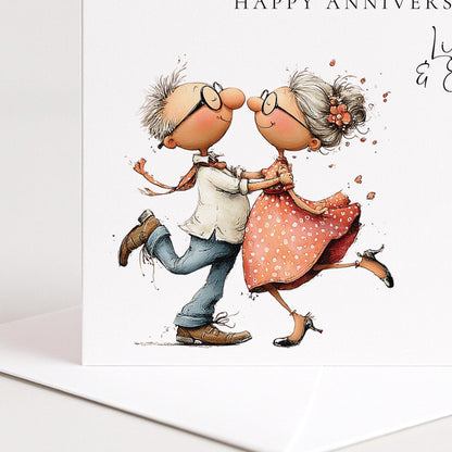Anniversary Card Brother Sister In Law | Custom Message Card For Relationship Celebration