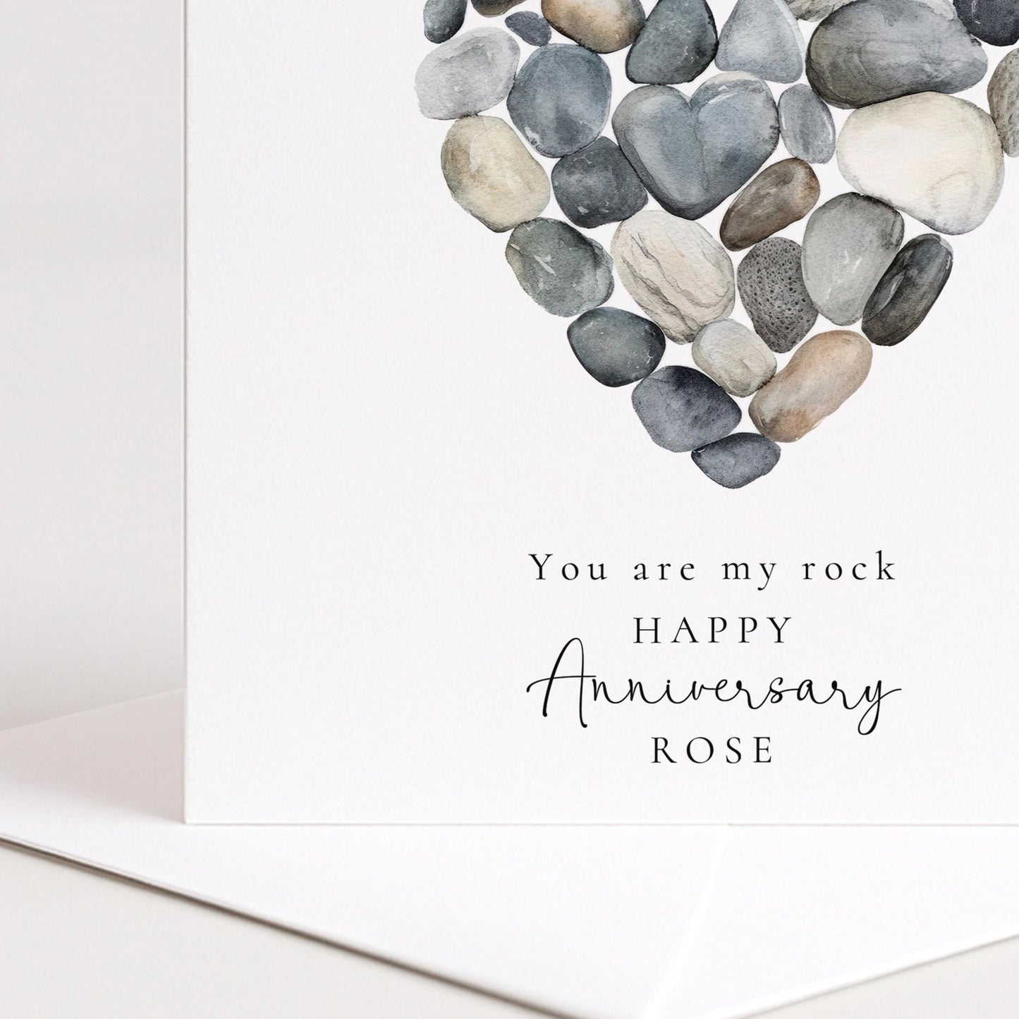 Anniversary Card Wife – Personalised Romantic Greeting With Custom Message