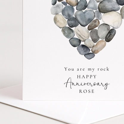 Anniversary Card Wife – Personalised Romantic Greeting With Custom Message