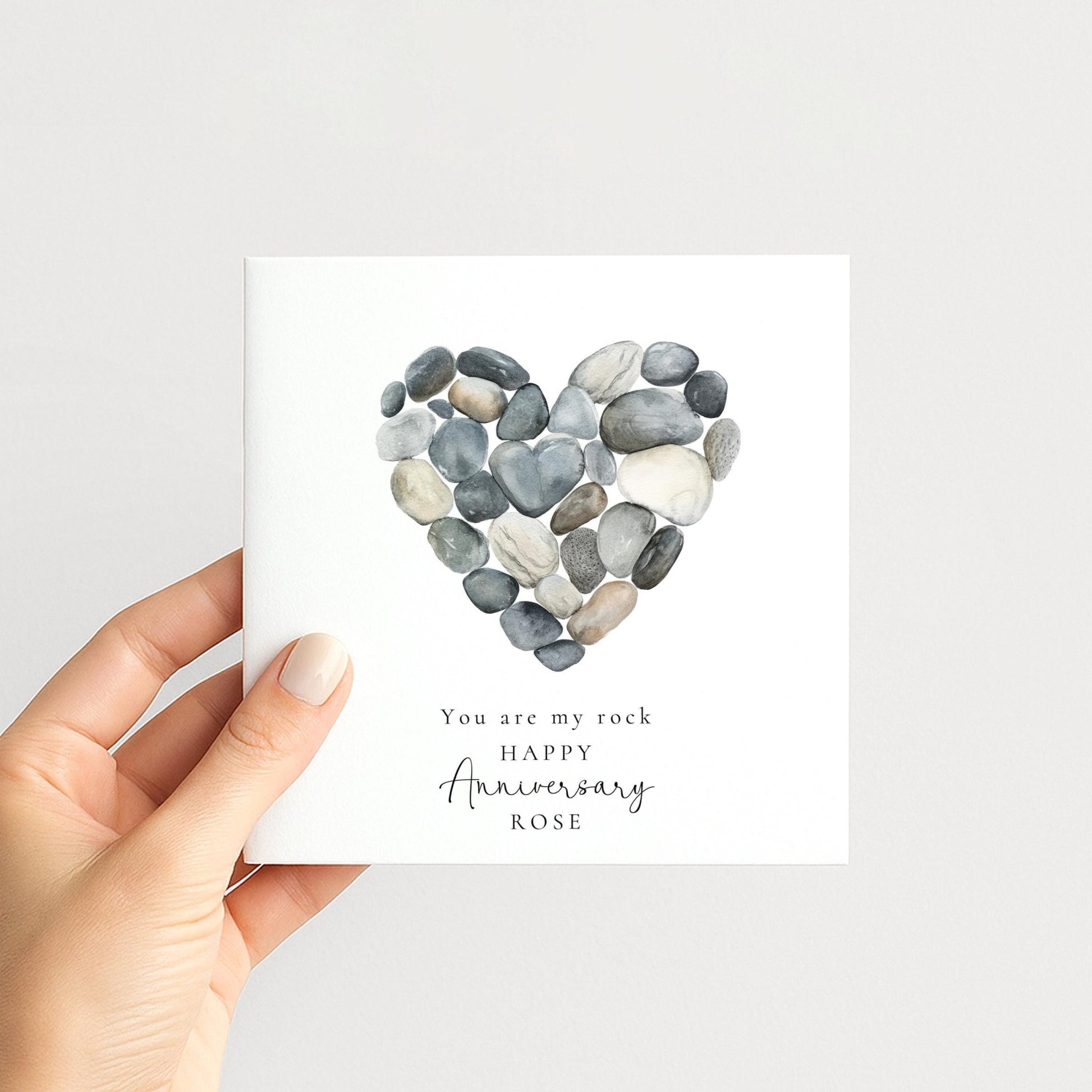 Anniversary Card Wife – Personalised Romantic Greeting With Custom Message