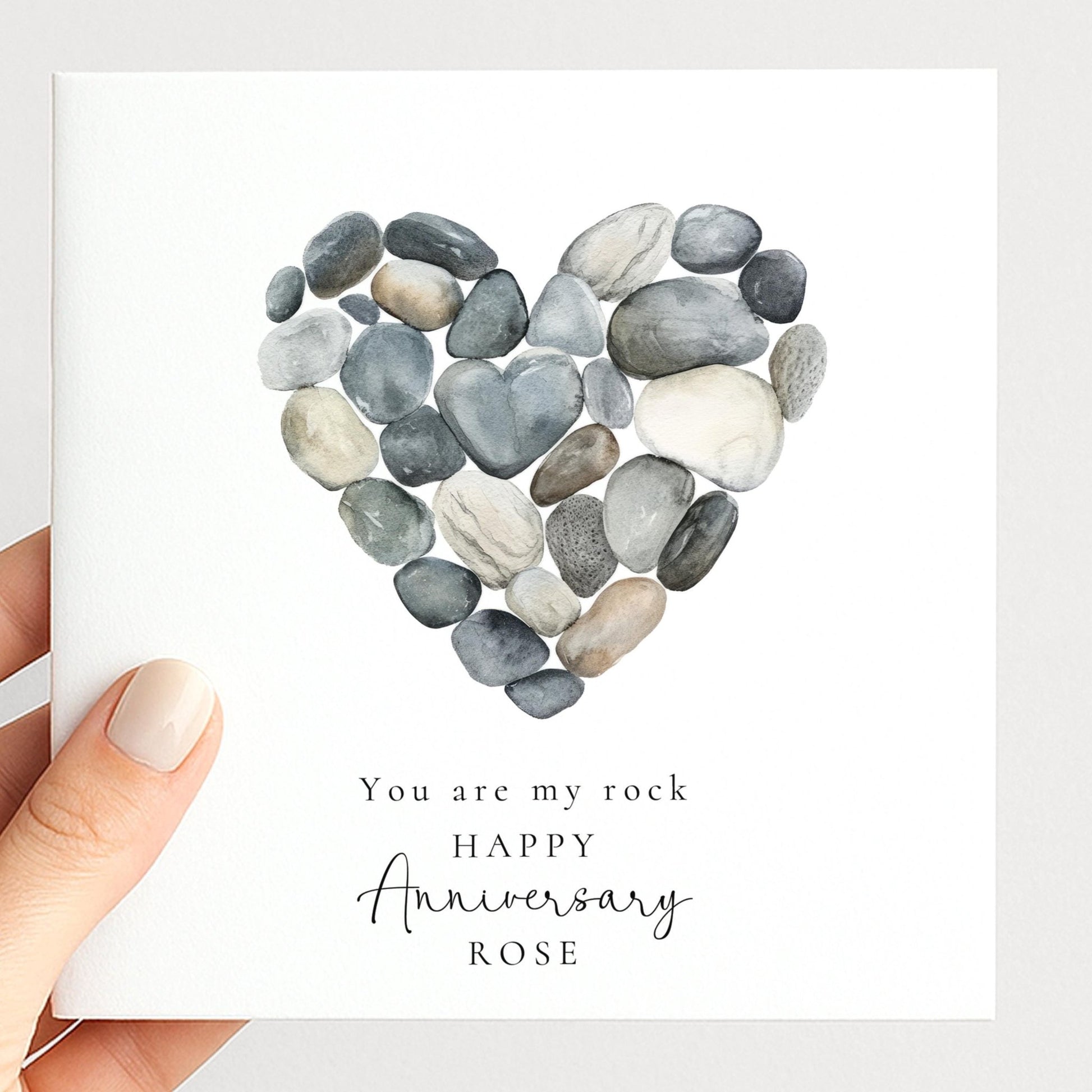 Anniversary Card Wife – Personalised Romantic Greeting With Custom Message