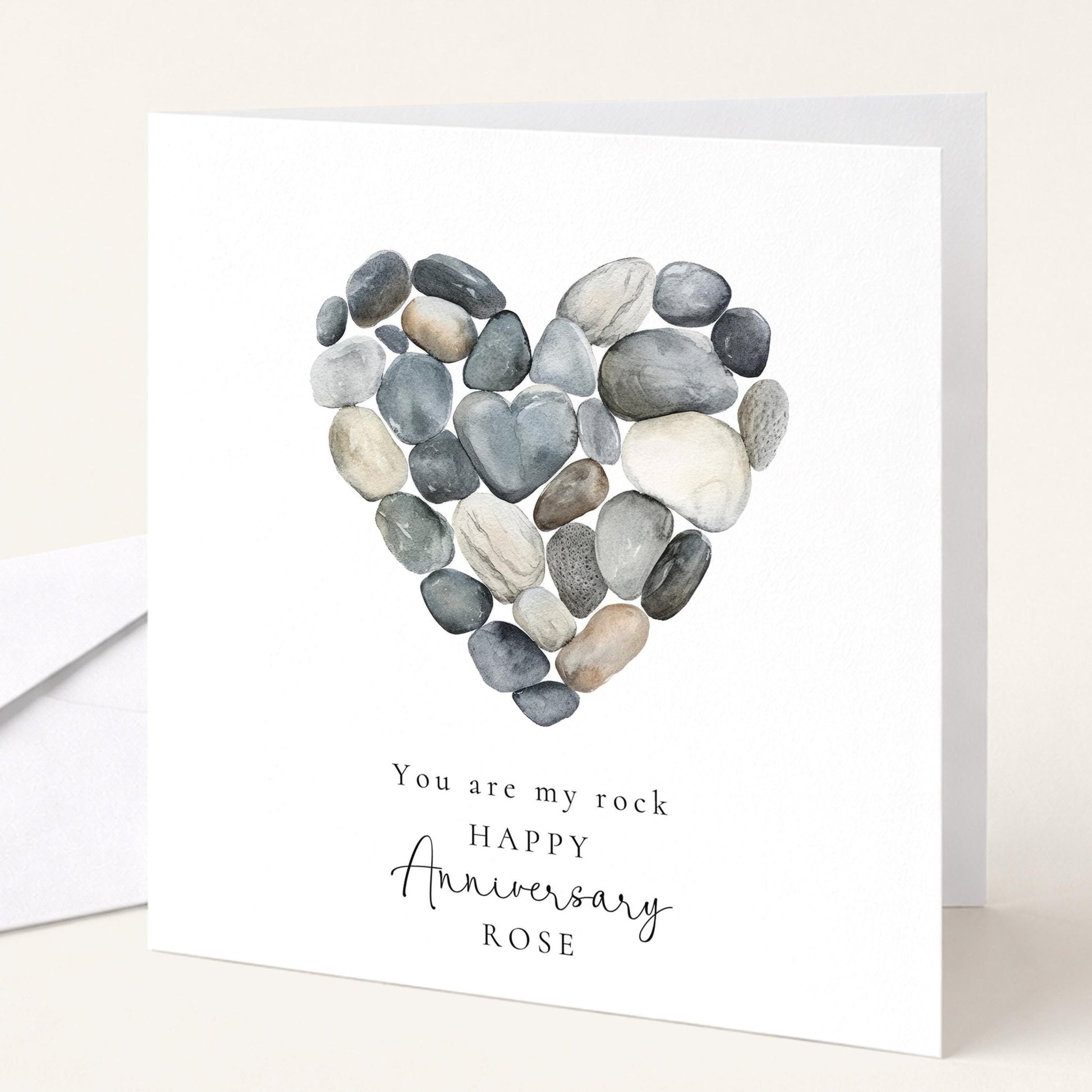 Anniversary Card Wife – Personalised Romantic Greeting With Custom Message