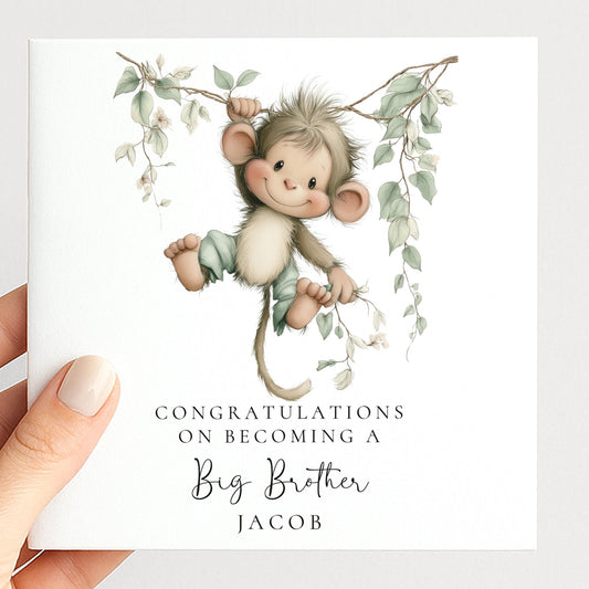 Big Brother Card from Baby - Whimsi Lilley