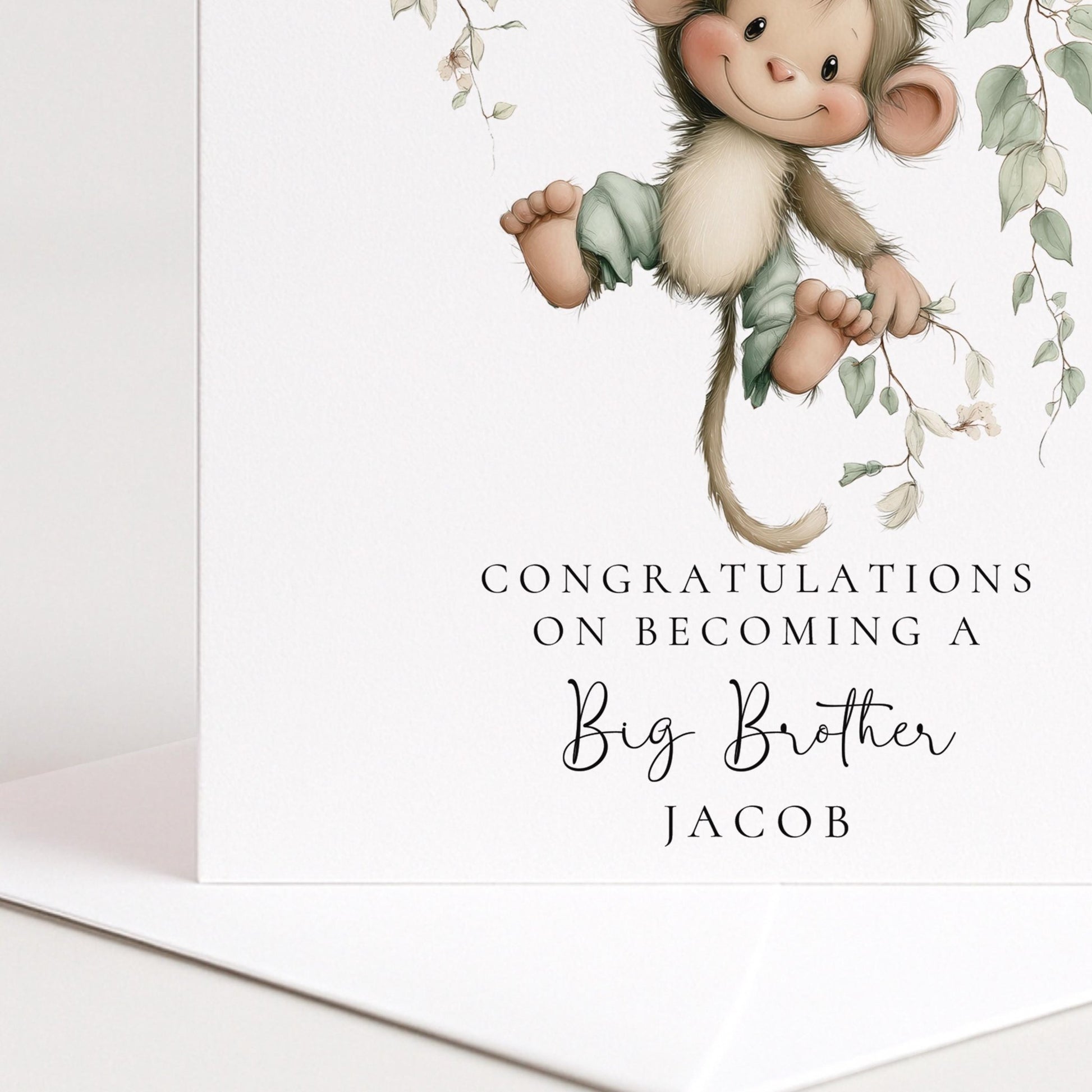 Big Brother Card from Baby - Whimsi Lilley