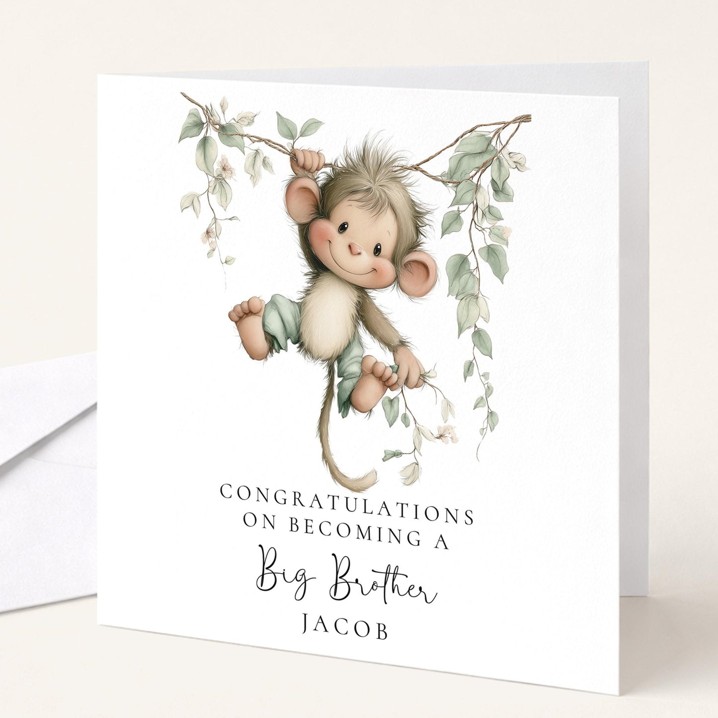 Big Brother Card from Baby - Whimsi Lilley