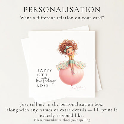 Birthday Card for Girl - Whimsi Lilley