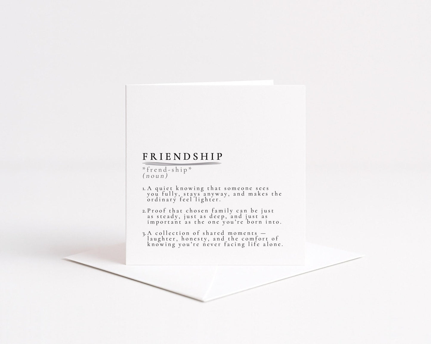 Friendship Card – Meaningful Birthday & Thank You Card for Best Friends - Whimsi Lilley