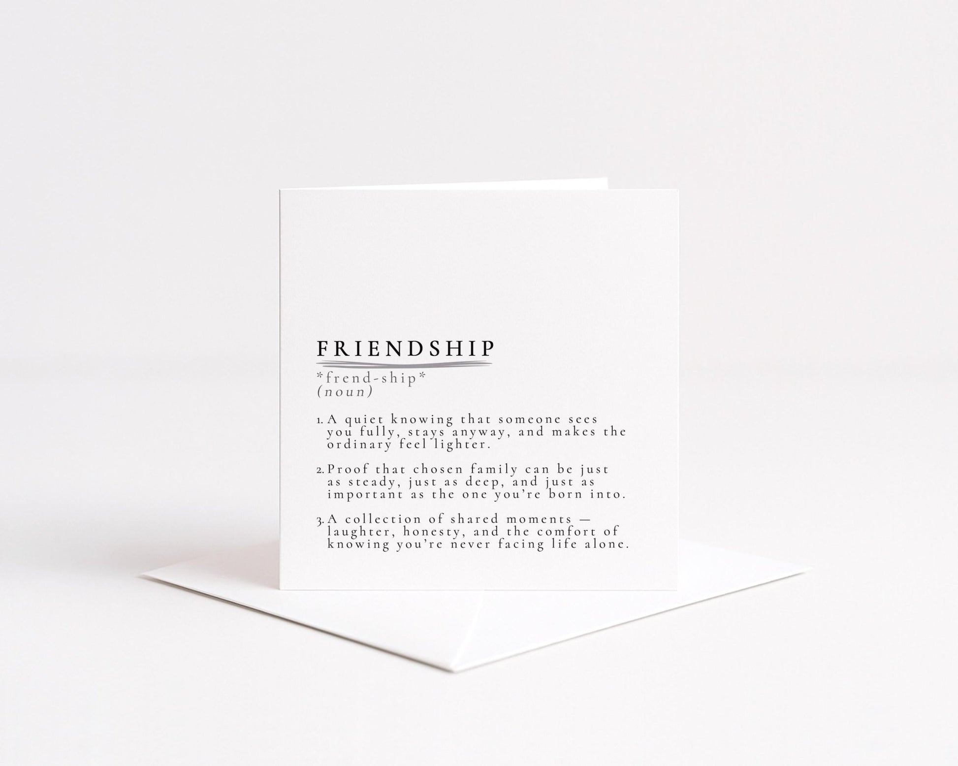 Friendship Card – Meaningful Birthday & Thank You Card for Best Friends - Whimsi Lilley