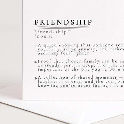 Friendship Card – Meaningful Birthday & Thank You Card for Best Friends - Whimsi Lilley