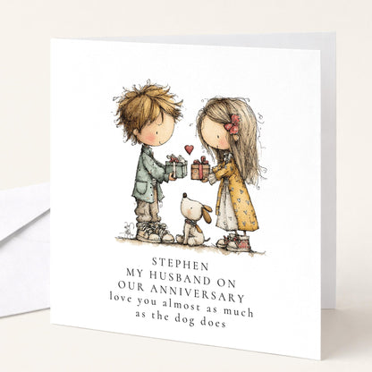 Funny Anniversary Card For Husband
