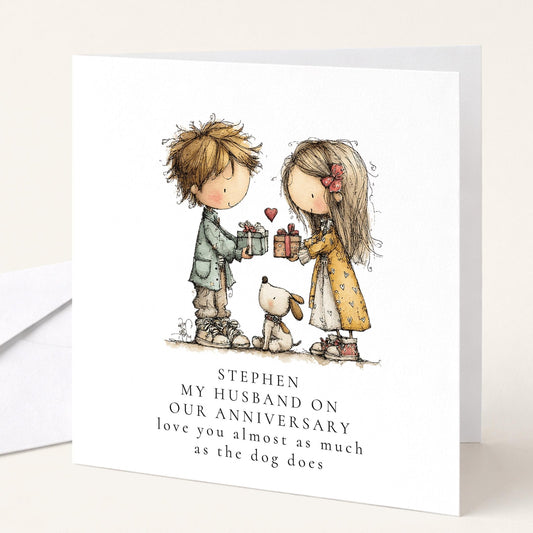 Funny Anniversary Card For Husband