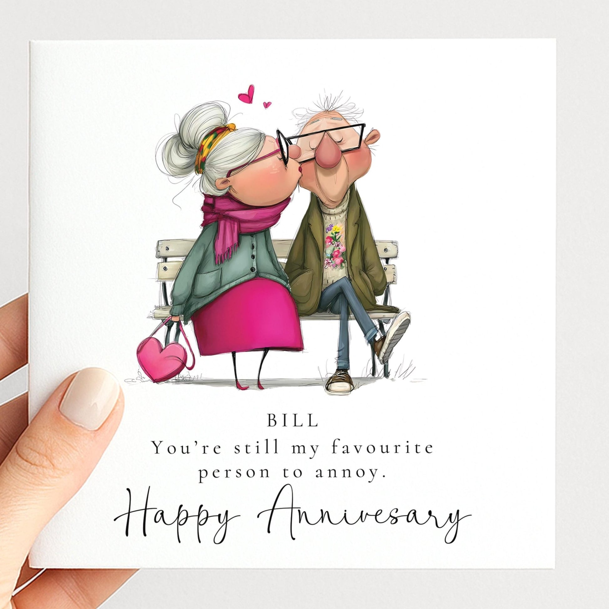 Funny Anniversary Card For Husband - Favourite Person To Annoy
