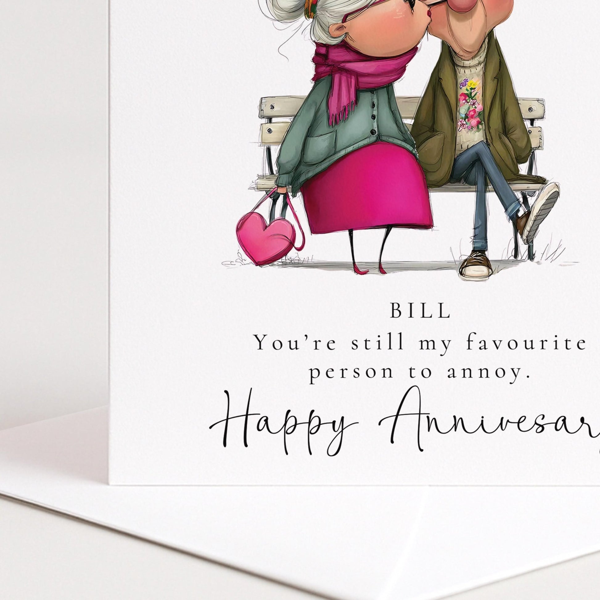 Funny Anniversary Card For Husband - Favourite Person To Annoy