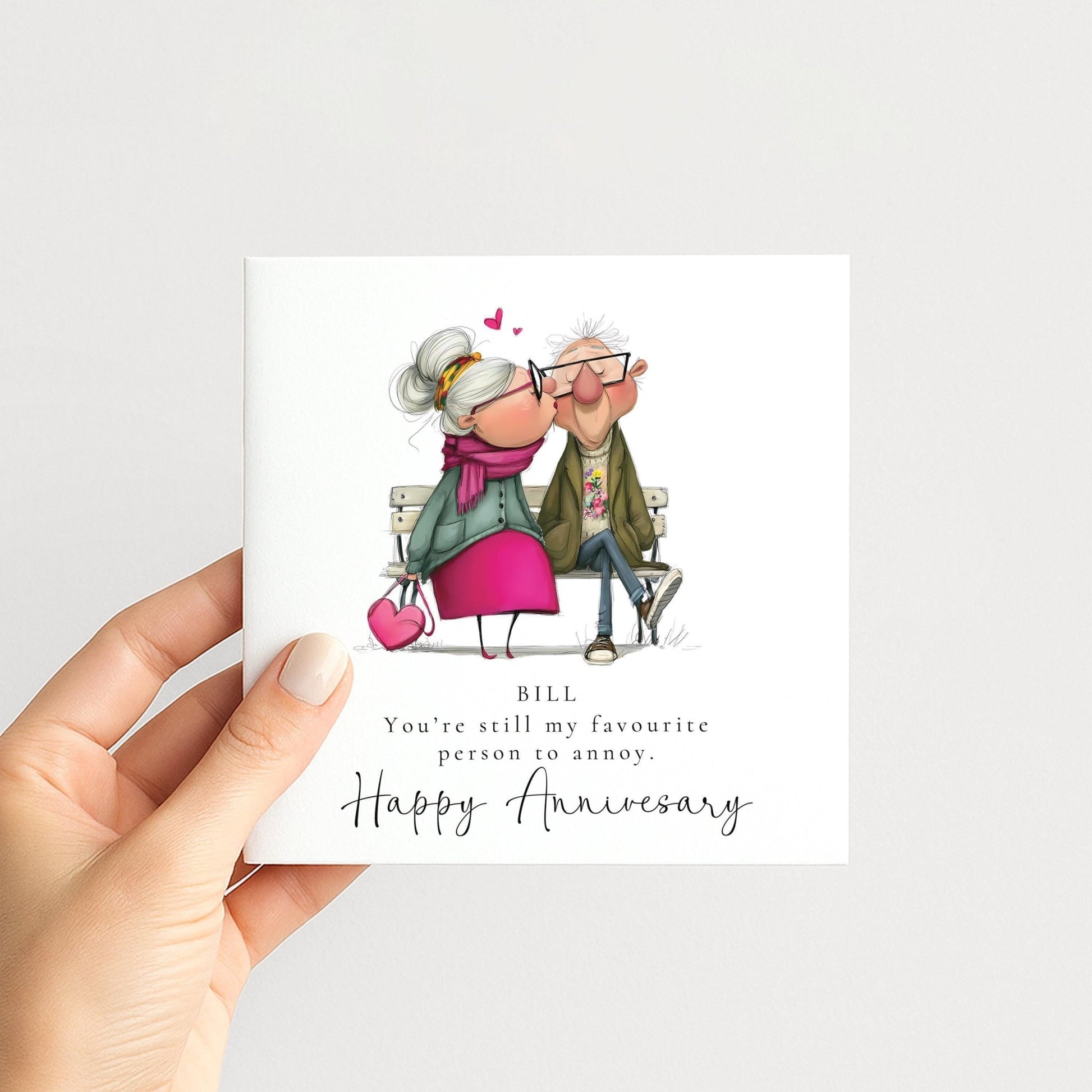 Funny Anniversary Card For Husband - Favourite Person To Annoy