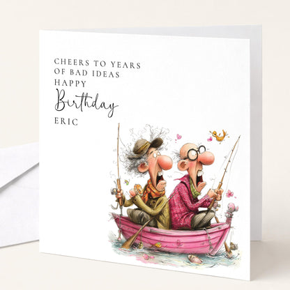 Funny Birthday Card for Him