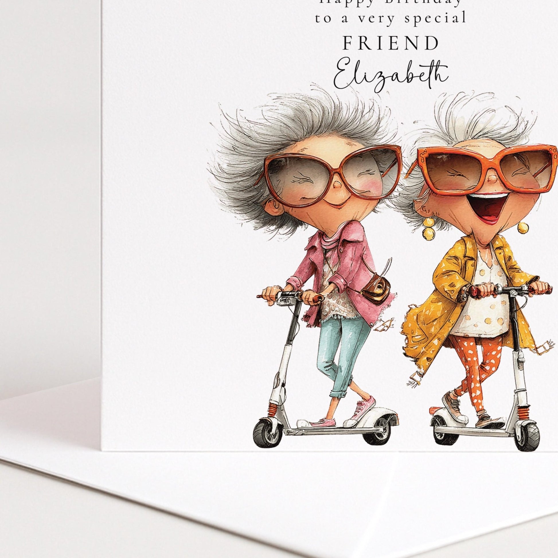 Funny Friend Birthday Card - Ageing Disgracefully