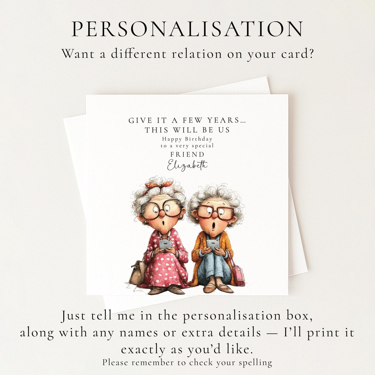 Funny Friend Birthday Card - This Will Be Us