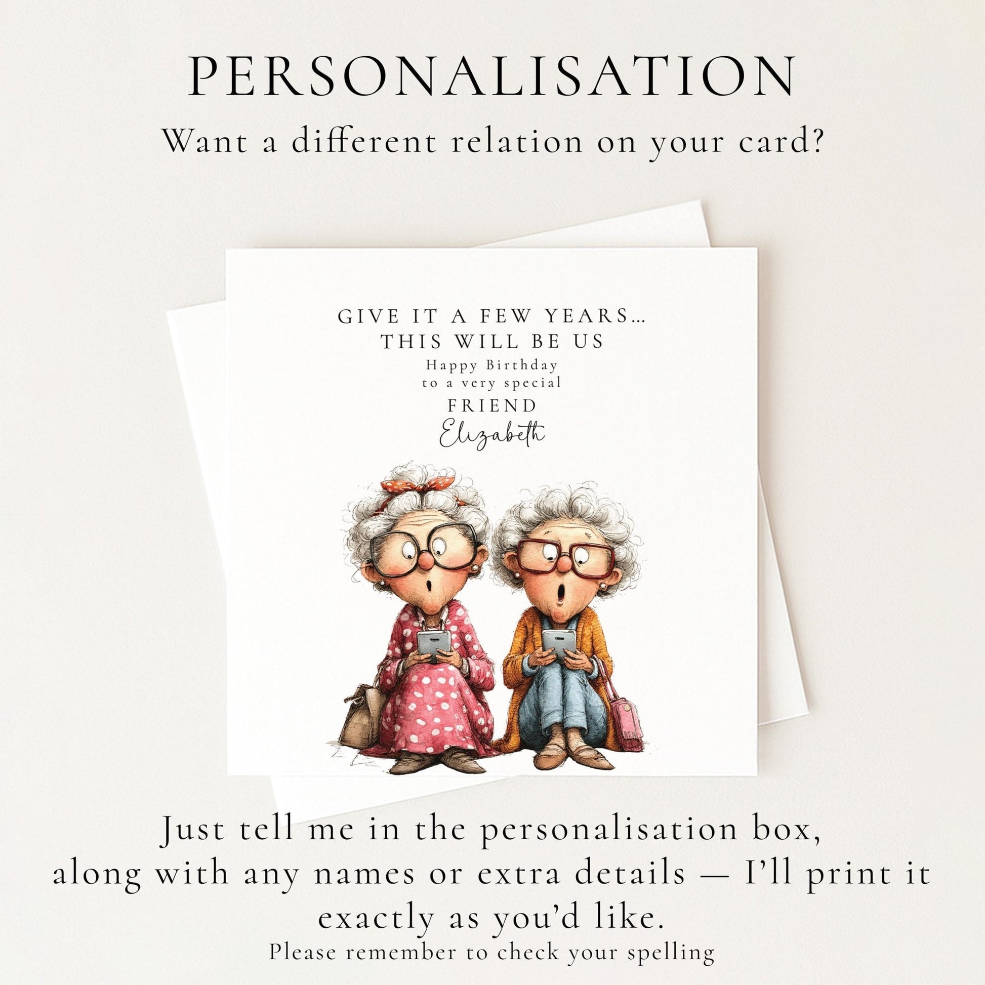 Funny Friend Birthday Card - This Will Be Us