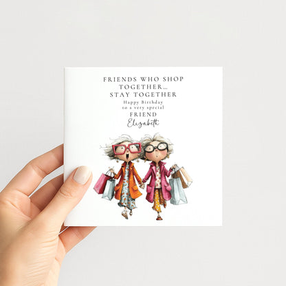 Funny Birthday Card – Personalised Friend Birthday Card With Custom Name