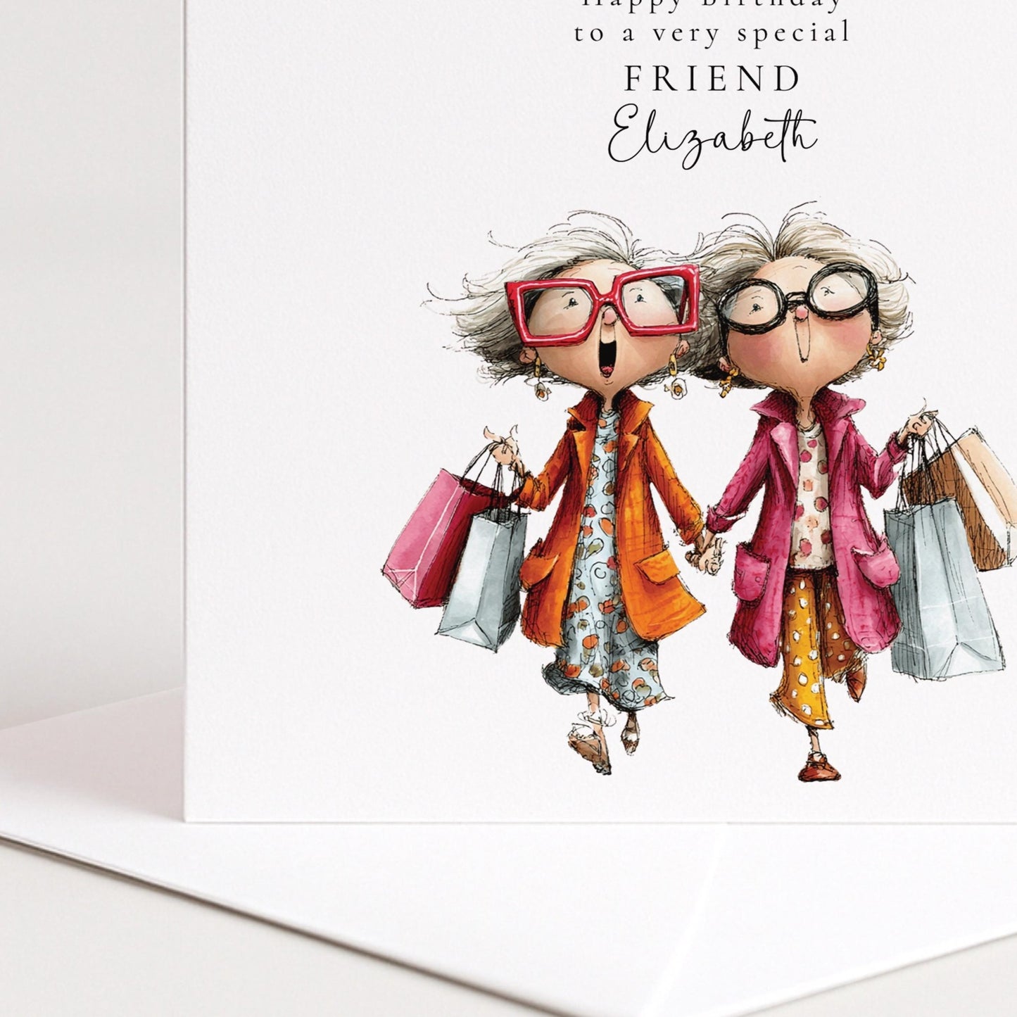 Funny Birthday Card – Personalised Friend Birthday Card With Custom Name